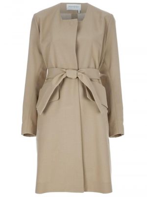 Gifts for women - beige SAINT LAURENT Structured trench coat.jpg